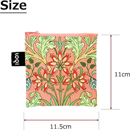 LOQI William Morris Hyacinth Recycled Bag, Multi-Colour, Contemporary, Multicolored, Contemporary