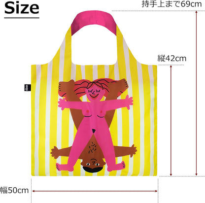 LOQI(ローキー) CACHETE JACK Star Couples, Yellow, One size, Utility, Yellow, Taille unique, Utility