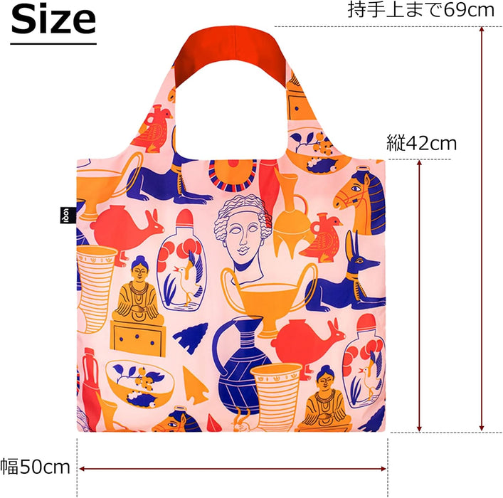 LOQI(ローキー) KIMBERLY CARPENTER Ancient Artifacts, White, One Size, Utility, white, Taille unique, Utility