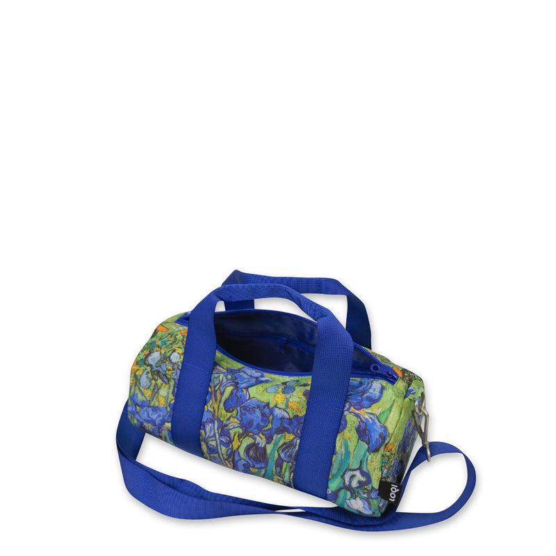 Vincent Van Gogh Irises Recycled Medium Weekender, blue, M, ID pocket