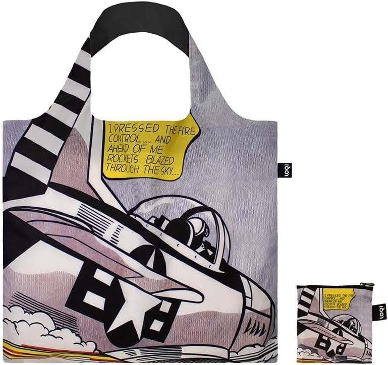 LOQI(ローキー) ROY LICHTENSTEIN Whaam!, Multicolor, S, Leisure, Multicolored, S, Leisure
