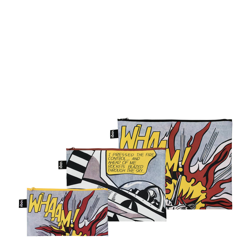 Loqi Roy Lichtenstein Whaam! Zip Pocket
