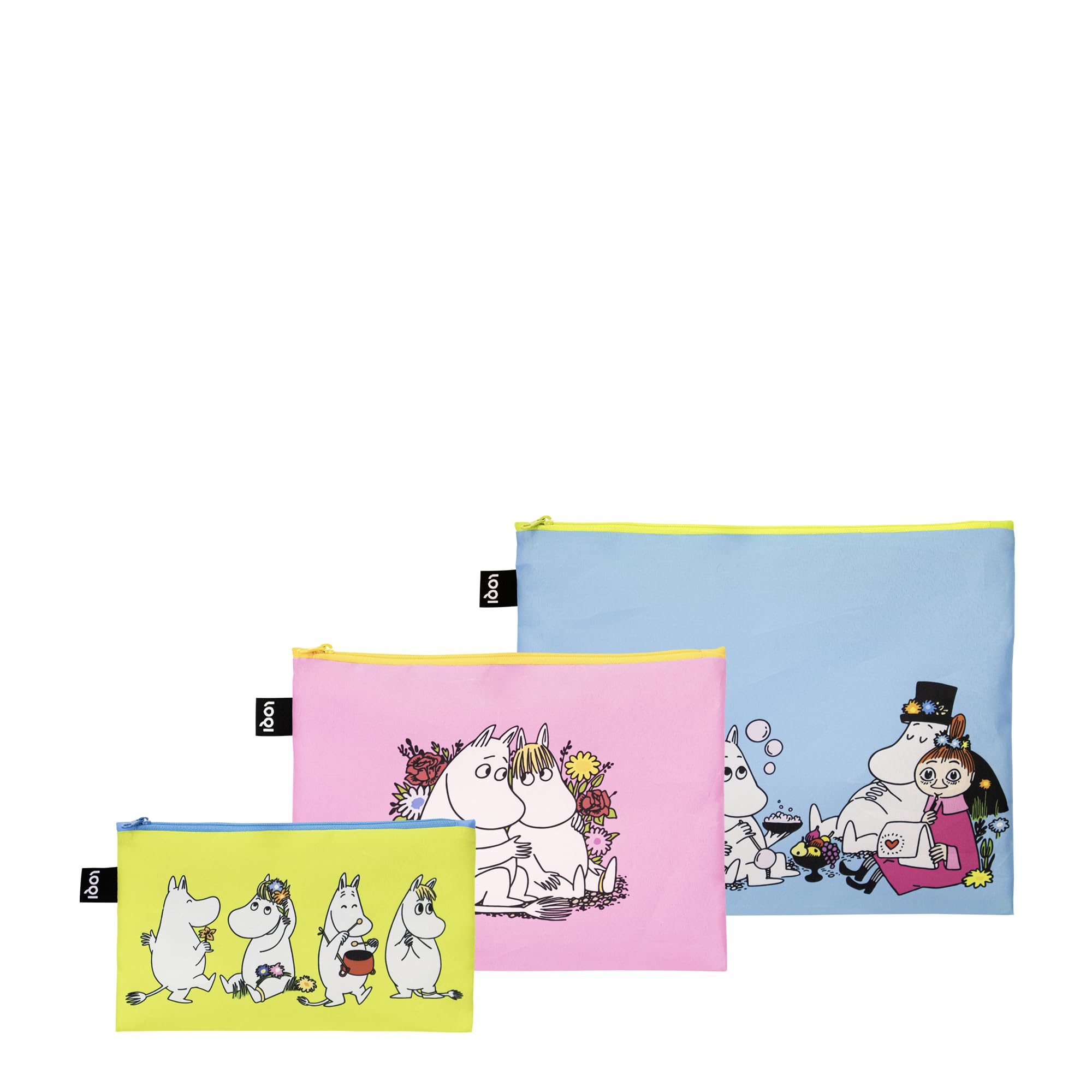 Loqi Moomin Together Zip Pocket