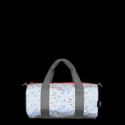 Moomin Pattern Reflective Medium Weekender, silver, Shopping Totes