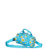 Smiley Flowers Aquarius Recycled Small Weekender, White, black