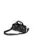 LOQI Metallic Black Small Weekender, black