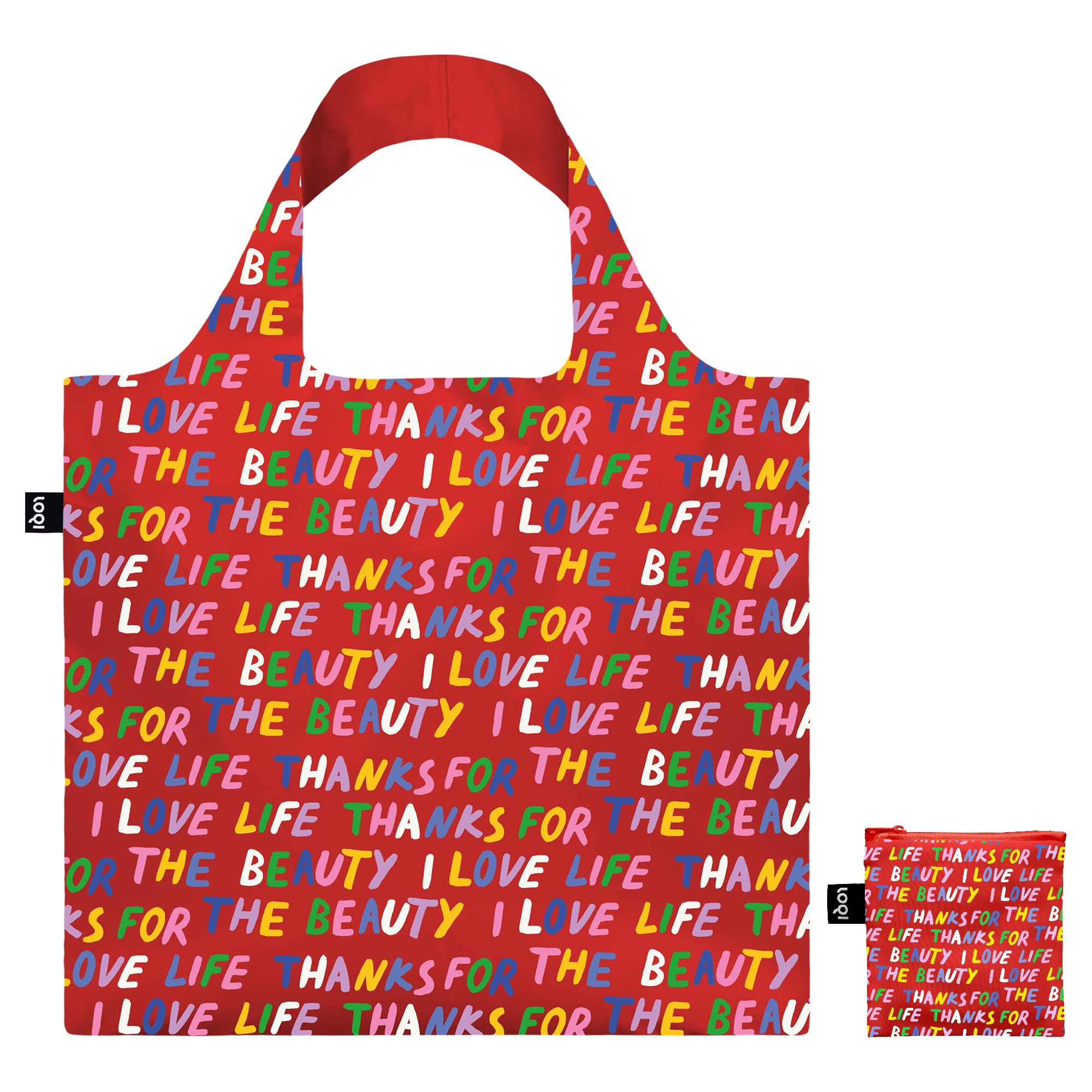 Love Life Red Bag, red, Large