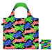 LOQI Glitter Power Dogs Recycled Bag, Multi-Colour, L, Multicolor, L, Occidental, Multicolored, L, Western