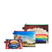 Martin Parr Seagulls, Real Food and England Recycled Zip Pockets, multicoloured, S, Cosmetic bag