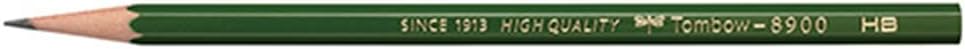 Tombow | Estuche de 12 Lapices de Grafito Estilo Tradicional 8900 | Dureza HB | Para Dibujo, Bocetos, Esbozos y Escritura