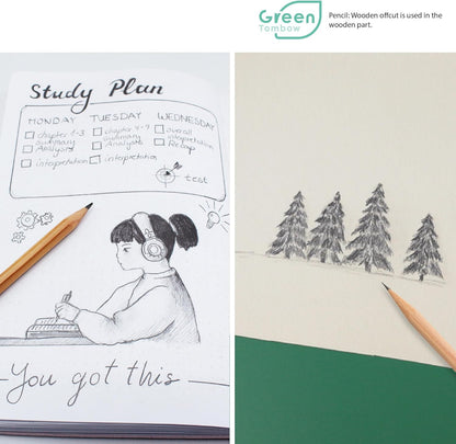 Tombow LA-KEA-HB-alta qualità, riciclata durezza matita HB, 12-Set