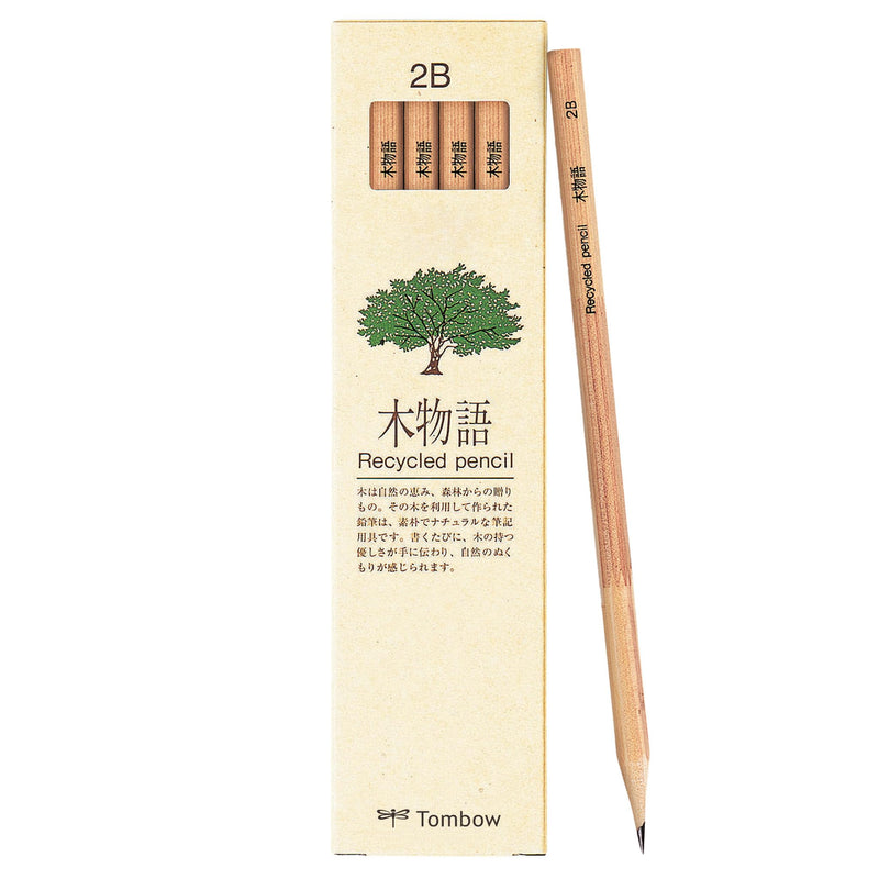 Tombow LA-KEA-2B alta qualità, riciclata durezza matita 2B, 12-Set