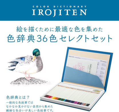 Tombow Irojiten Colour Dictionary Colored Pencils (36 Colour Set