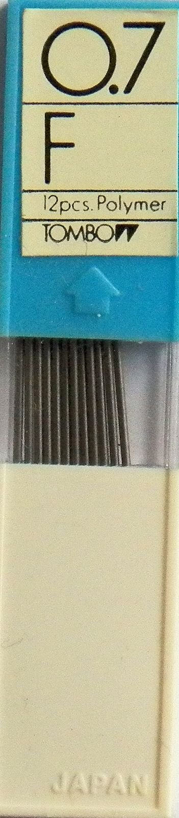 Tombow Refills for Mechanical Pencils (Pack of 12 F Blanc/bleu
