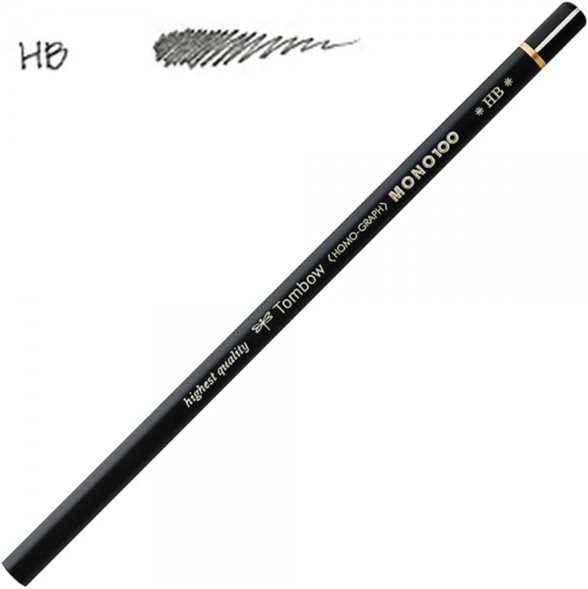 TOMBOW MONO-100-9H "Mono 100" Hexagonal Pencil 9H Hardness