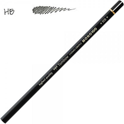 TOMBOW MONO-100-9H "Mono 100" Hexagonal Pencil 9H Hardness