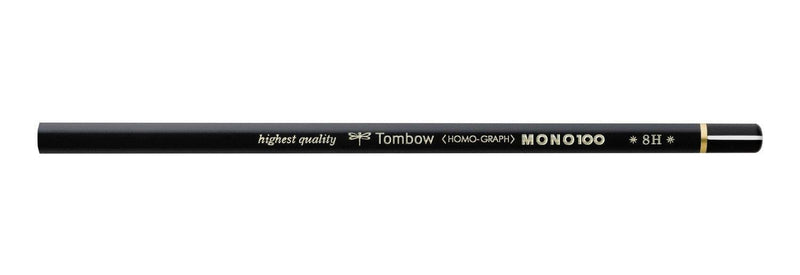 Tombow - MONO 100 | 1x Premium Pencil - Graphite Pencil 8H