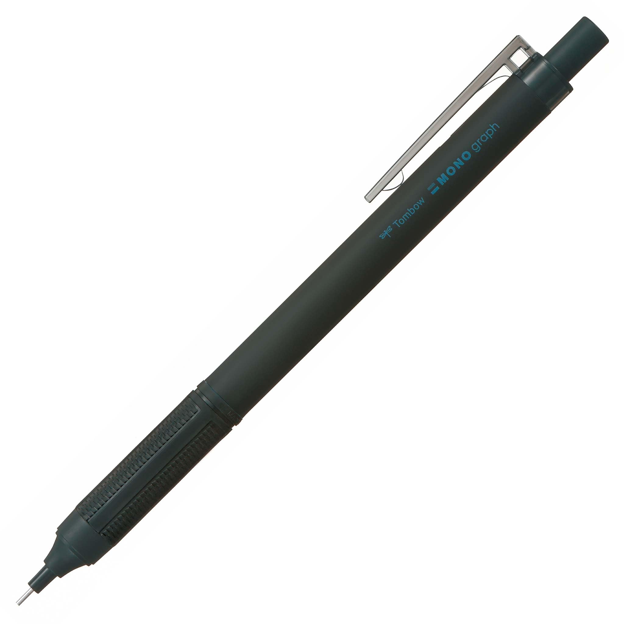 Tombow Mechanical Pencil Mono Graph Lite Black, Precision Tip, Comfort Grip, Integrated Eraser, Refillable