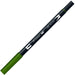 Tombow : Dual Tip Blendable Brush Pen : Dark Jade