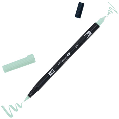 Tombow ABT Dual Brush Pen, ABT-291, pen with two tips, perfect for hand lettering and bullet journaling, water colourable, alice blue