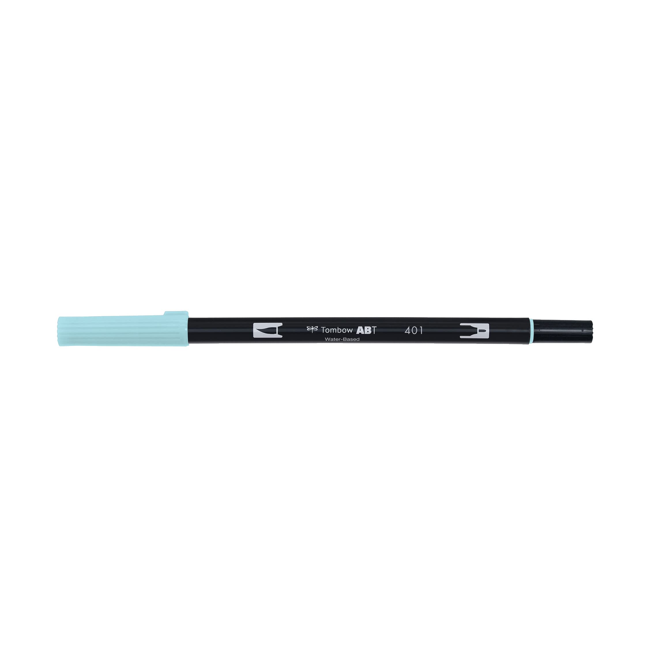 Tombow ABT Dual Brush Pen, ABT-401, pen with two tips, perfect for hand lettering and bullet journaling, water colourable, aqua