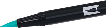 Tombow ABT Dual Brush Pen, ABT-192, dual-tip pen, perfect for hand lettering and bullet journaling, water-soluble, bright blue