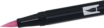 Tombow DUAL BRUSH-817 Marker Pen Double Tip Brush - Mauve Colour