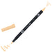 Tombow ABT Dual Brush Pen, ABT-910, pen with two tips, perfect for hand lettering and bullet journaling, water colourable, opal