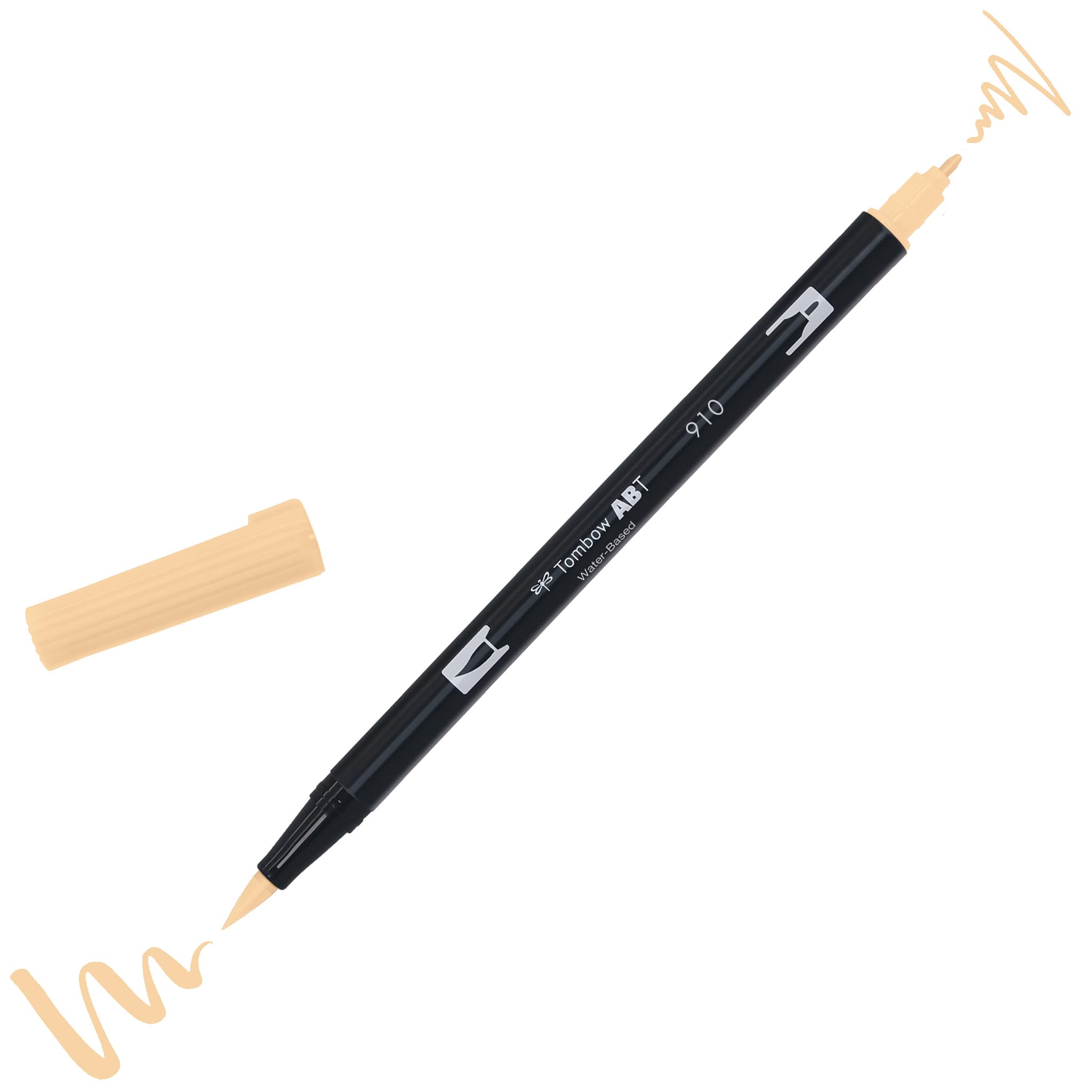 Tombow ABT Dual Brush Pen, ABT-910, pen with two tips, perfect for hand lettering and bullet journaling, water colourable, opal