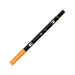 Tombow ABT 025 Dual Brush Pen - Light Orange