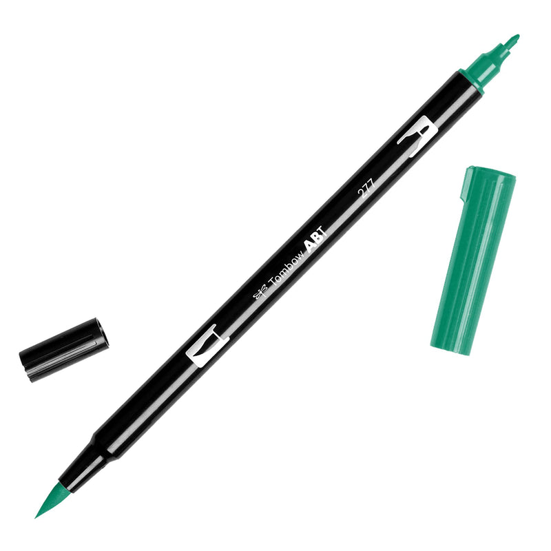 Tombow ABT 277 Dual Brush Pen - Dark Green