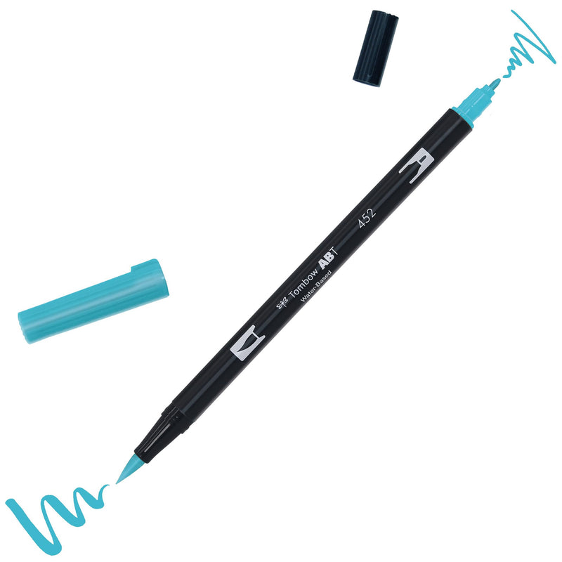 Tombow ABT 452 Dual Brush Pen - Process Blue