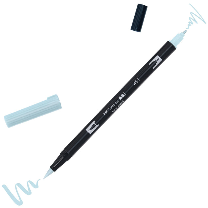 Tombow ABT 491 Dual Brush Pen - Glacier Blue
