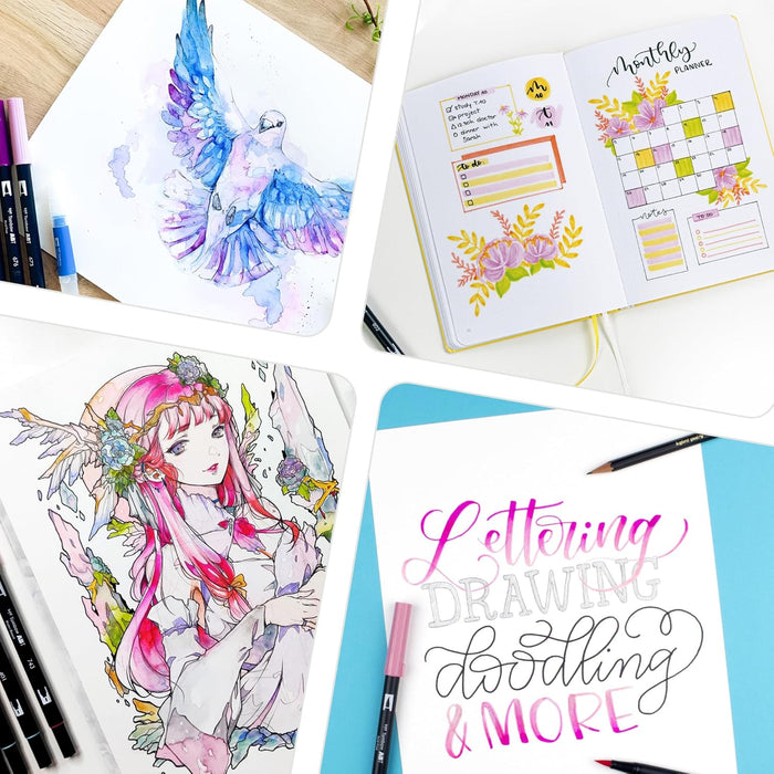 Tombow ABT 491 Dual Brush Pen - Glacier Blue