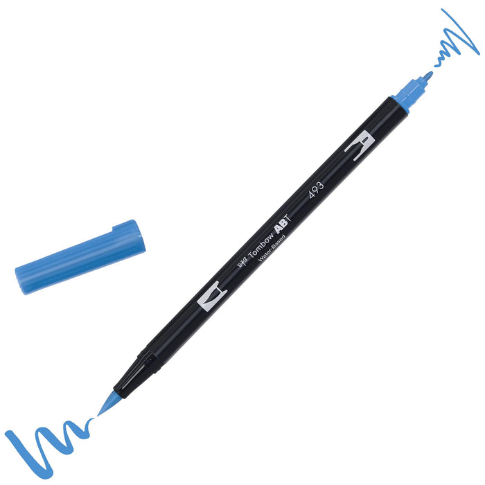 Tombow ABT 493 Dual Brush Pen - Reflex Blue