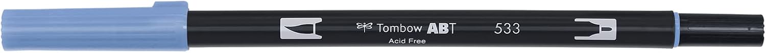 Tombow Pen Double Peacock Blue 533