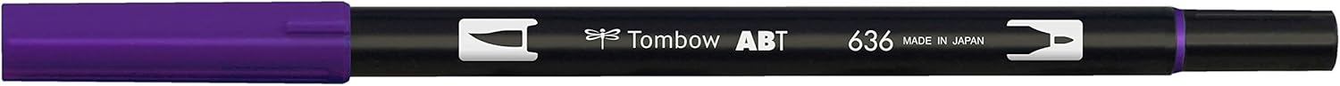 Tombow ABT 636 Dual Brush Pen - Imperial Purple