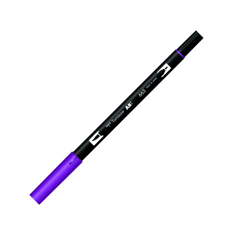 Tombow ABT 665 Dual Brush Pen - Purple