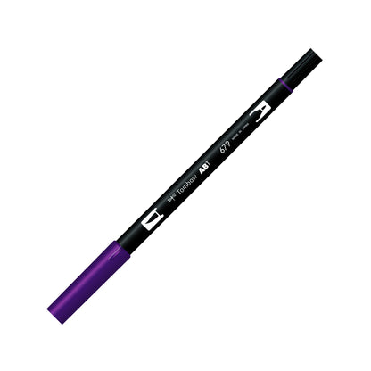 Tombow ABT 679 Dual Brush Pen - Dark Plum