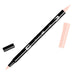 Tombow ABT Dual Brush Pen, ABT-850, pen with two tips, perfect for hand lettering and bullet journaling, water colourable, light apricot