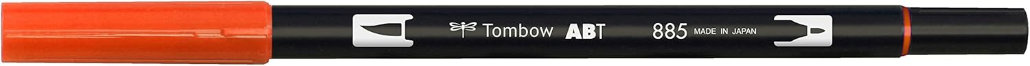 Tombow ABT 885 Dual Brush Pen - Warm Red