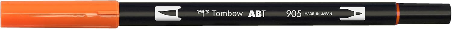 Tombow ABT 905 Dual Brush Pen - Orange