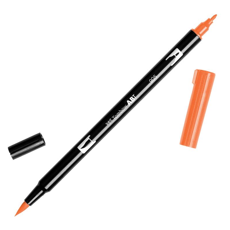 Tombow ABT 905 Dual Brush Pen - Orange