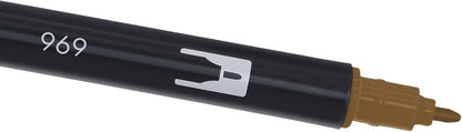 Tombow ABT 969 Dual Brush Pen - Chocolate