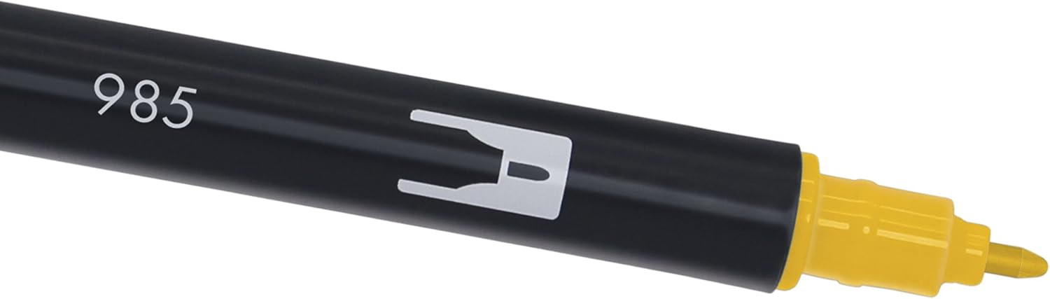 Tombow ABT 985 Dual Brush Pen - Chrome Yellow