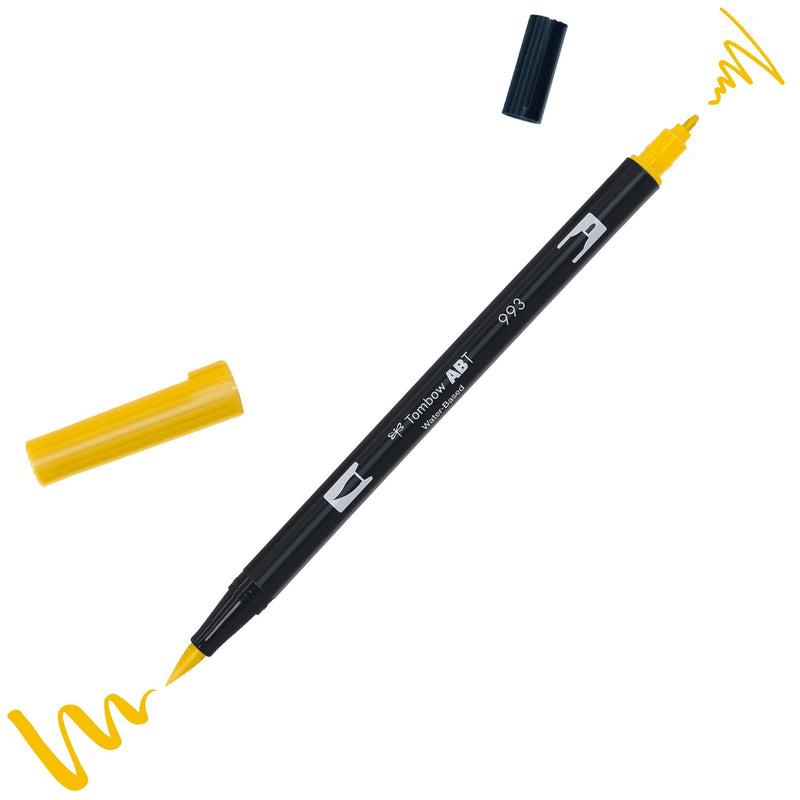 Tombow ABT 993 Dual Brush Pen - Chrome Orange