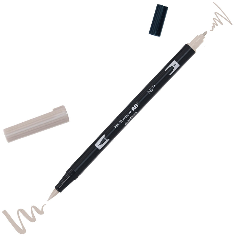 Tombow ABT N79 Dual Brush Pen - Warm Grey 2