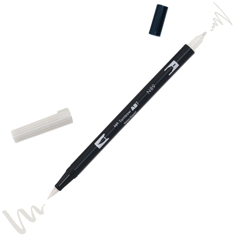 Tombow ABT N89 Dual Brush Pen - Warm Grey 1