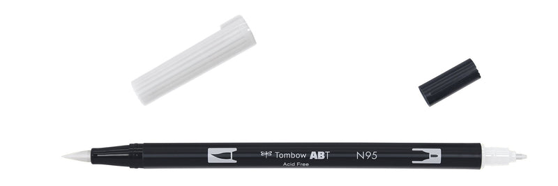 Tombow ABT N95 Dual Brush Pen - Cool Grey 1