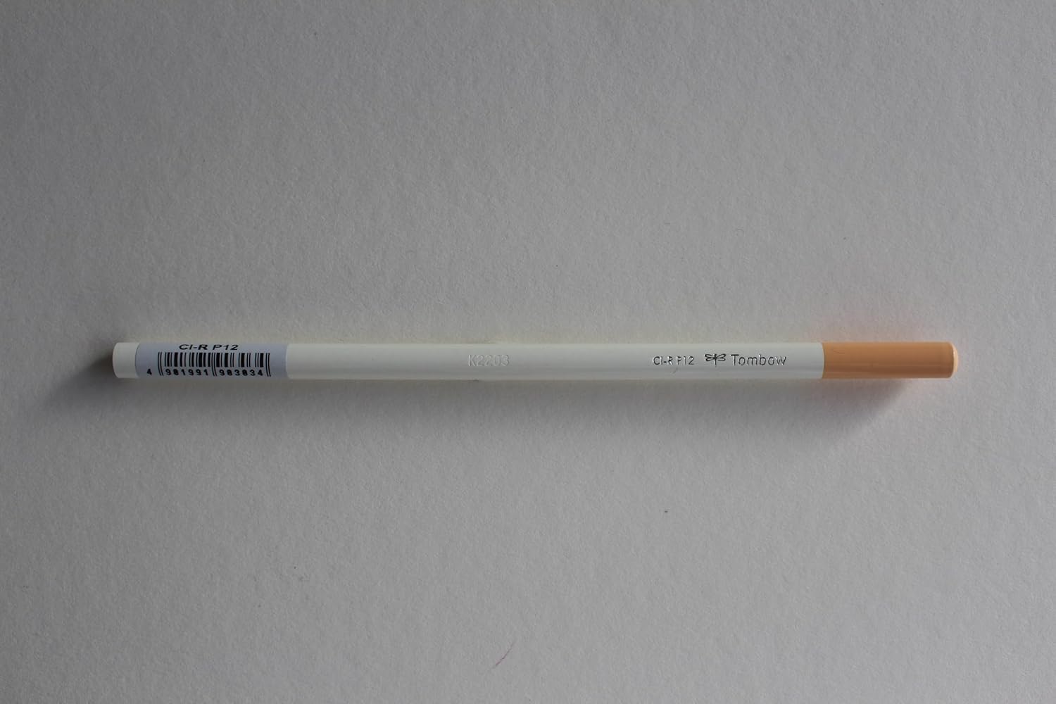 Tombow coloured pencil apricot, wax-based lead with high colour brilliance, artist's colour pencil for professional artists an beginners